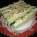 あずきぱんな's cooksnap of when they made きゅうりと卵のしっとりサンド.