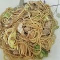 スミッジ's cooksnap of when they made ＊豚肉とキノコの和風パスタ＊.