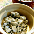 whiterabbit's cooksnap of when they made ヘルシー♡ヨーグルトで✿黒豆の白和え✿.