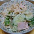 ミル丸ママ's cooksnap of when they made もやしモリモリ簡単！キムチマヨサラダ♪.