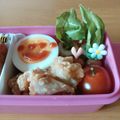 スリーエクボ's cooksnap of when they made お弁当に✿ゆでたまごに顔♡.