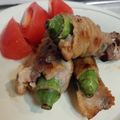華奏's cooksnap of when they made オクラの肉巻き☆塩麹照り焼き.