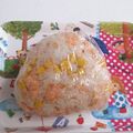 まいmama0322's cooksnap of when they made 焼き鮭で簡単♪絶品コーンおにぎり♡.