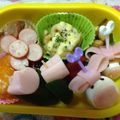 あっし店長's cooksnap of when they made お弁当に うずら卵deリボンのぶたさん.