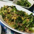 いぐれい's cooksnap of when they made 大根葉のひき肉炒め.