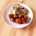 ごりたま's cooksnap of when they made お弁当にも♪あんかけミートボール♪.