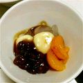 ベラママ's cooksnap of when they made ✿もっちもち～♪やわらか白玉ぜんざい✿.