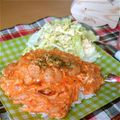 ゆのち♡'s cooksnap of when they made エビと卵のスイチリトマトソース丼.