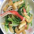 ジンベえちゃん's cooksnap of when they made 水菜のからし酢味噌あえ(^O^).