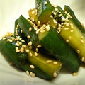 びぁもん's cooksnap of when they made もう一品♪きゅうりの中華風漬物.