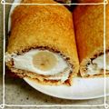 ごまぞうさん。's cooksnap of when they made 材料３つ！絶品ロールケーキ生地.
