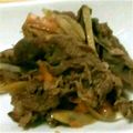 ぽんにゃーさん's cooksnap of when they made 牛肉とゴボウのきんぴら.