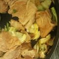 ゆいけいmama's cooksnap of when they made 子どもも大好き☆キャベツと豚肉の炒めもの.