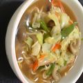 ムーのしっぽ's cooksnap of when they made 煮込み風野菜＆きのこたっぷり味噌ラーメン.