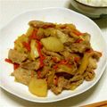 湧紀水's cooksnap of when they made ☆じゃがいもと豚肉のガリバタ醤油炒め☆.