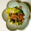 ☆おみな☆'s cooksnap of when they made 青梗菜とブロッコリーの肉炒め.