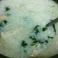 こっこい's cooksnap of when they made 鳥とほうれん草の中華粥.