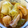 ナベサチ's cooksnap of when they made 鶏むね肉と白菜の甘辛煮.