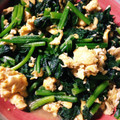 9tomo's cooksnap of when they made ほうれん草とたまごの炒め.