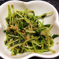 megboh03's cooksnap of when they made ★小さなおかず★豆苗の胡麻和え.
