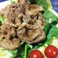 なみまちね's cooksnap of when they made 豚肉の生姜焼き.
