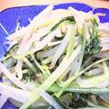 かざぴー's cooksnap of when they made もやしと水菜のナムル.