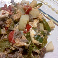 ゆぅたんぽ's cooksnap of when they made ビーフとポテトマ☆ふんわり卵炒め.
