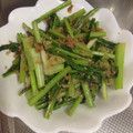 やさしい人's cooksnap of when they made あと一品。かぶの葉の炒めもの.