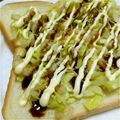 Ｉ．Ｎ．'s cooksnap of when they made キャベツと天かすde☆簡単ソースサンド.