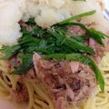 sapyo's cooksnap of when they made ヘルシー☆大葉とツナのおろしスパゲッティ.