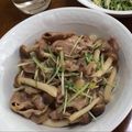 choconeko's cooksnap of when they made 一人暮らし女子のねぎ塩豚丼♥♡.