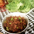 キッテ's cooksnap of when they made 中華風✿豚ひき肉の辛みそ炒め✿レタス巻き.