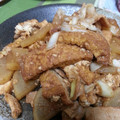 ごままい0518's cooksnap of when they made 厚揚げと大根、豚肉の味噌炒め.