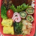 キンタ犬ママ's cooksnap of when they made オクラの豚肉巻き巻き弁当.