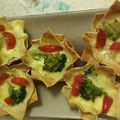 valiente's cooksnap of when they made チーズたっぷり♪帆立風味プチキッシュ.