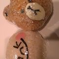 ぶぅ子とぶぅ吉's cooksnap of when they made キャラ弁lineムーン＆ブラウン.
