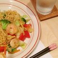 あよにょっき's cooksnap of when they made チキンのLo Mein★アメリカ中華料理.