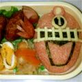 happyもこ's cooksnap of when they made トッキュウジャー★キャラ弁.