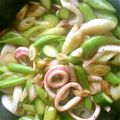 アンウミ's cooksnap of when they made スナップエンドウとセロリの塩炒め.