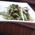 シュリ君's cooksnap of when they made 水菜サラダ風☆水菜ともずく酢の和え物.