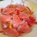 emichi's cooksnap of when they made すし酢で簡単サーモンマリネ.