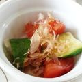 ちQっち's cooksnap of when they made 簡単☆トマトとキュウリの中華風サラダ.