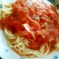 ケム氏's cooksnap of when they made トマトを使ったスパゲッティ.