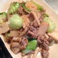はらぺこウサギのママ's cooksnap of when they made チンゲン菜ときのこと豚肉の中華炒め.