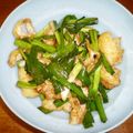 amaasin's cooksnap of when they made ワケギと油揚げの塩炒め.