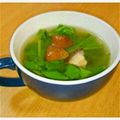 pｉchan's cooksnap of when they made シイタケと菜っ葉のスープ.