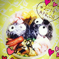 Naaana☆'s cooksnap of when they made キャラ弁　簡単まっくろくろすけ.
