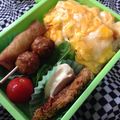 sweet1204's cooksnap of when they made ◎☼チープにカニカマかに玉♪甘酢あんかけ.