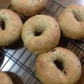 姫ママチャン's cooksnap of when they made きな粉クランベリーごまのもっちりベーグル.