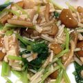 アレレママ's cooksnap of when they made ♣三つ葉となめたけの和え物♣.